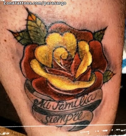 Foto de tatuaje Rosas, Flores