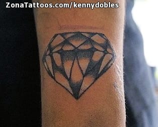 Foto de tatuaje Diamantes