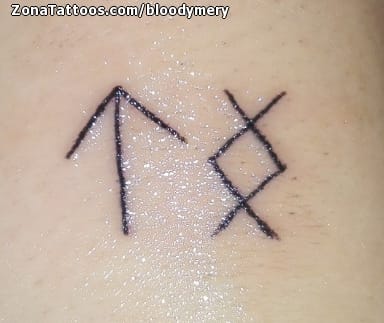 Foto de tatuaje Runas