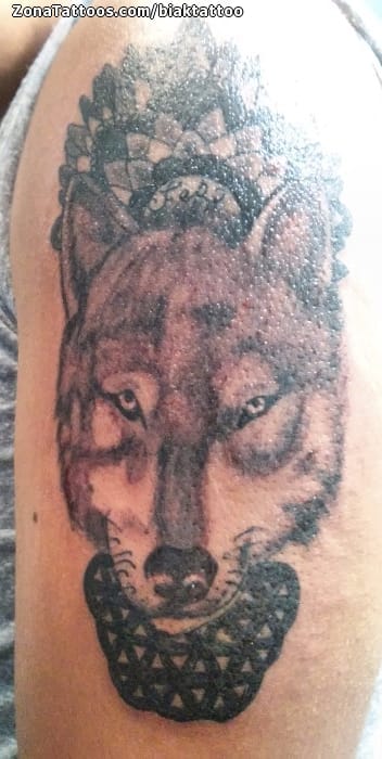 Tattoo photo Wolfs, Animals