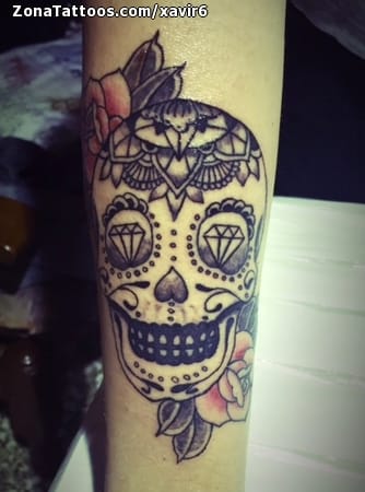 Foto de tatuaje Sugar Skull