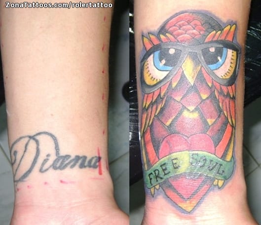 Tattoo photo Owls, Animals, Birds