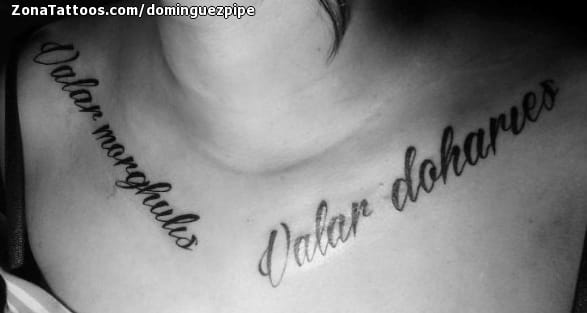 Tattoo photo Messages, Letters