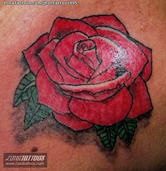 Tattoo photo Roses, Flowers