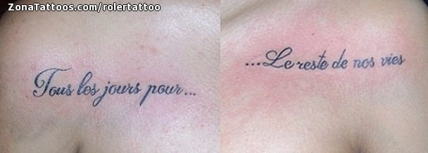 Foto de tatuaje Letras, Frases