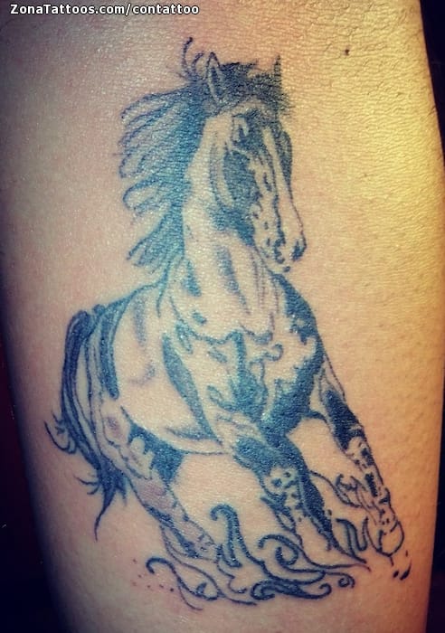 Foto de tatuaje Caballos, Animales