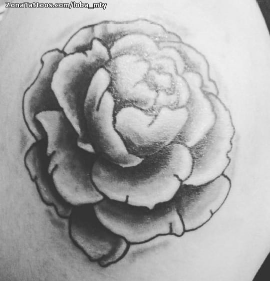 Tattoo photo Roses, Flowers