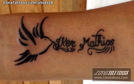 Foto de tatuaje Aves, Animales, Nombres