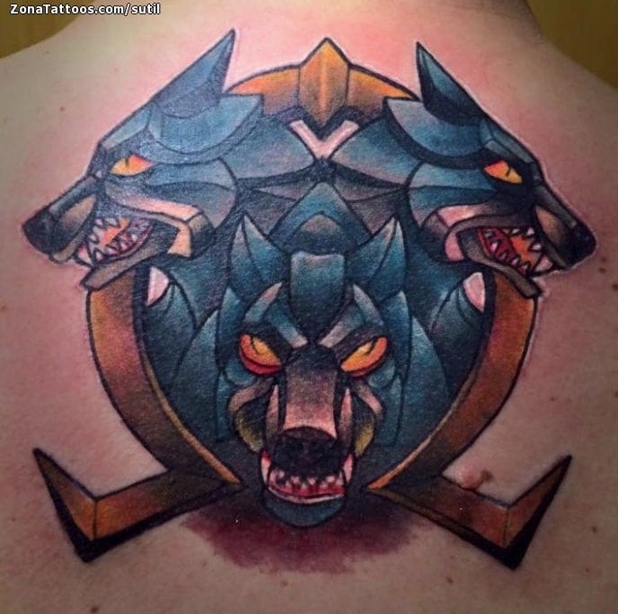 Foto de tatuaje Lobos, Animales