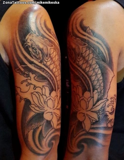 Tattoo photo Koi, Fish, Asian