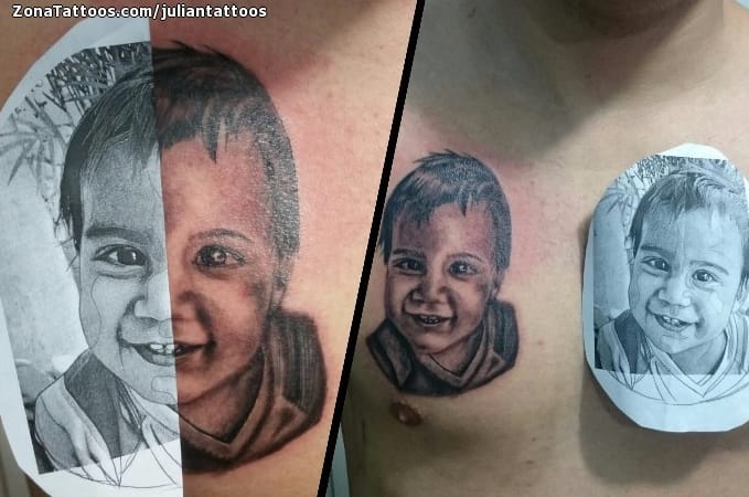 Tattoo photo Portraits, People, Faces
