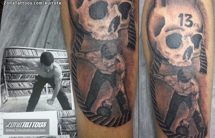 Foto de tatuaje Calaveras, Personas, Cuerdas