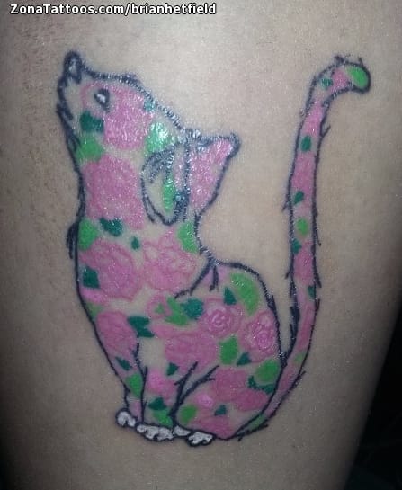 Foto de tatuaje Gatos, Animales