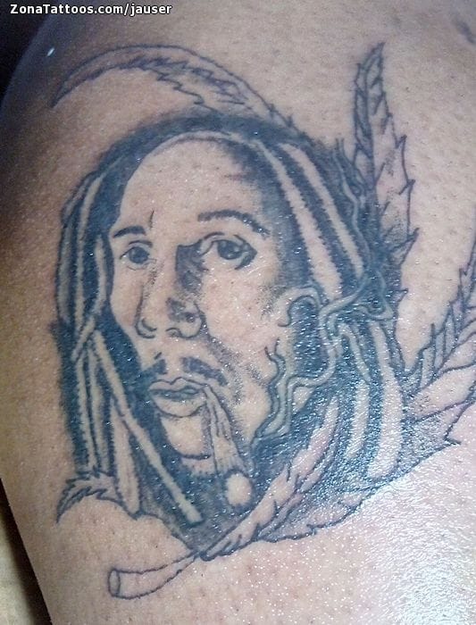 Tattoo photo Bob Marley