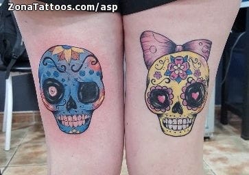 Foto de tatuaje Sugar Skull