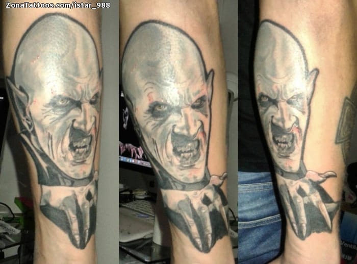 Foto de tatuaje Vampiros, Terror