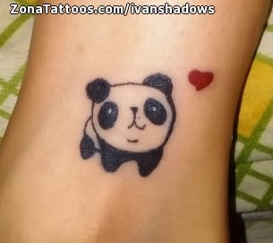 Tattoo photo Panda, Animals