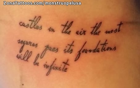 Tattoo photo Messages, Letters