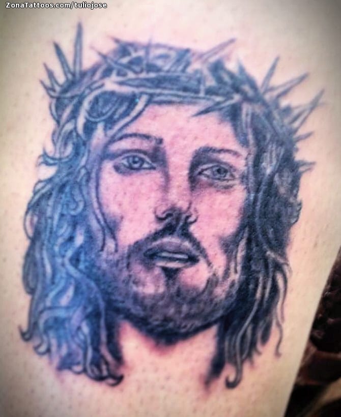 Tattoo photo Christ, Religious