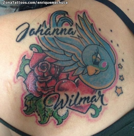 Foto de tatuaje Golondrinas, Aves, Animales