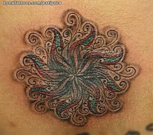 Foto de tatuaje Filigranas