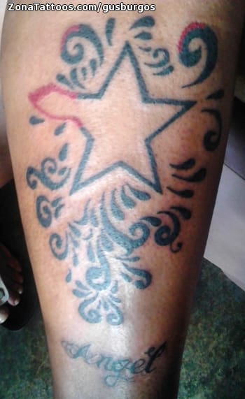 Tattoo photo Stars, Flourish