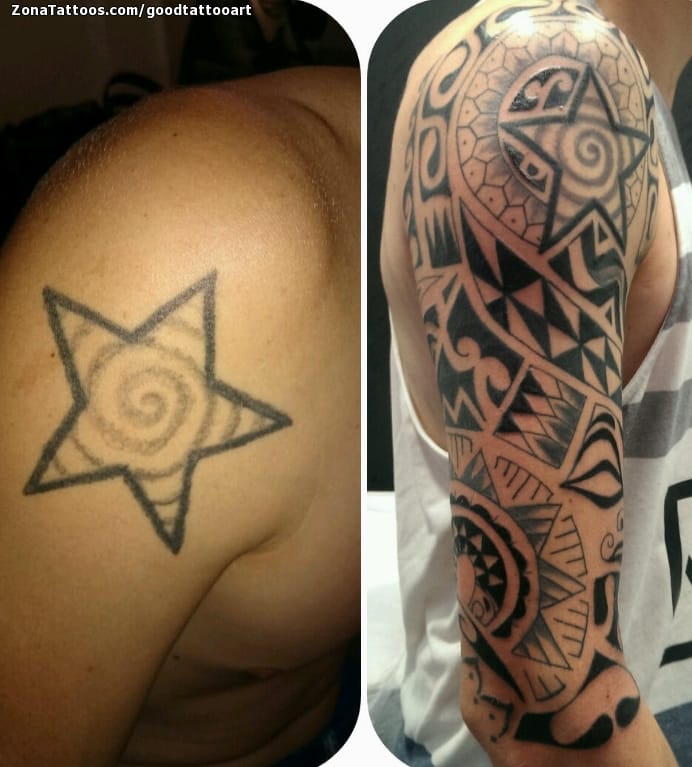 Tattoo photo Maori, Arm