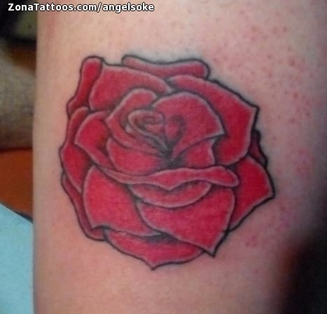 Tattoo photo Roses, Flowers