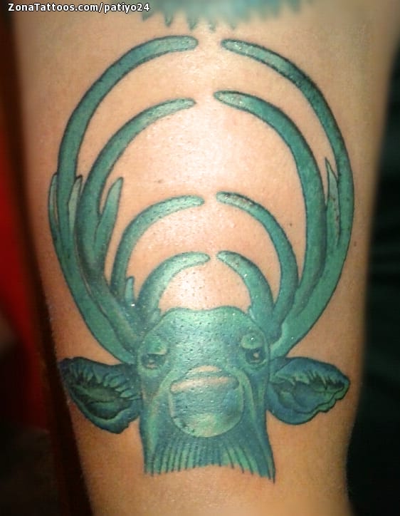 Tattoo photo Deers, Animals