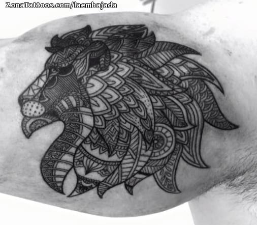 Foto de tatuaje Leones, Animales, Maoríes