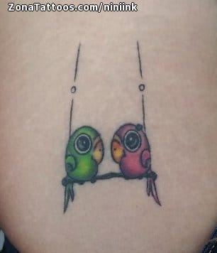 Foto de tatuaje Aves, Animales, Pequeños