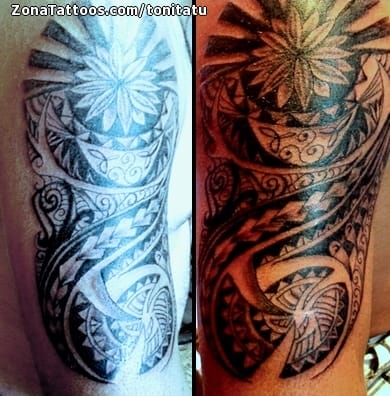 Tattoo photo Arm, Maori