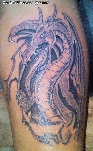 Foto de tatuaje Dragones, Fantasía