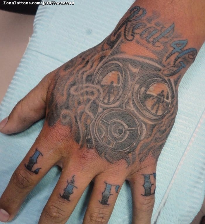 Tattoo photo Masks, Hand