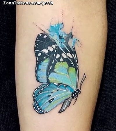 Foto de tatuaje Mariposas, Insectos