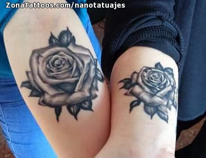 Tattoo photo Roses, Flowers