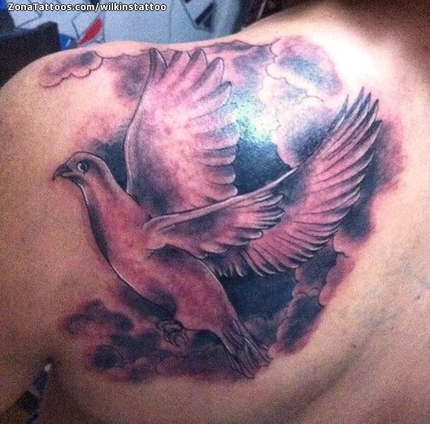 Birds and clouds tattoo  Cloud tattoo Cloud tattoo sleeve Bird tattoo  sleeves