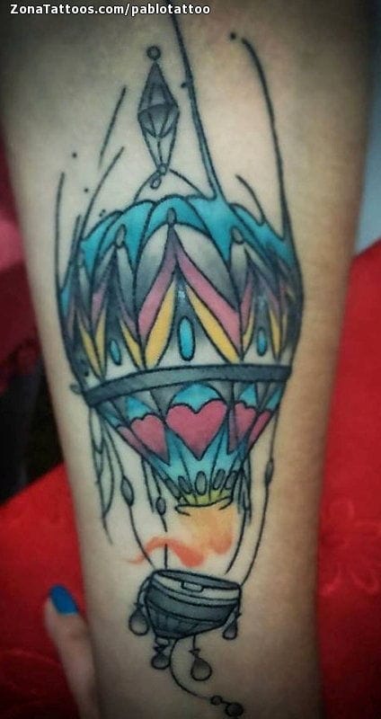 Foto de tatuaje Globos