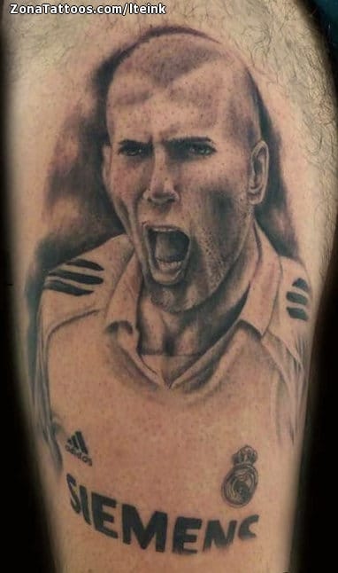 Foto de tatuaje Retratos, Personas, Fútbol