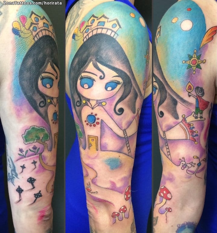 Tattoo photo Fantasy, Kawaii, Arm