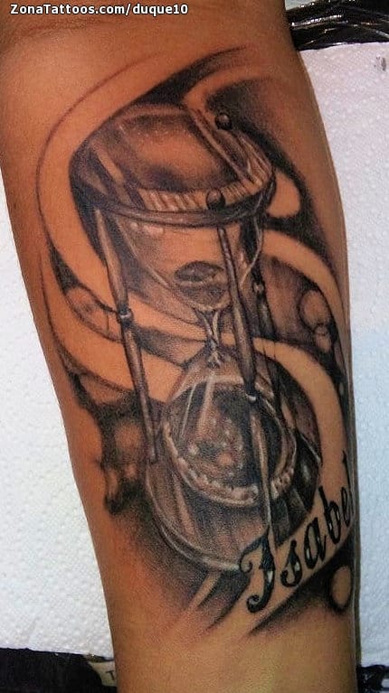 Tattoo photo Hourglass