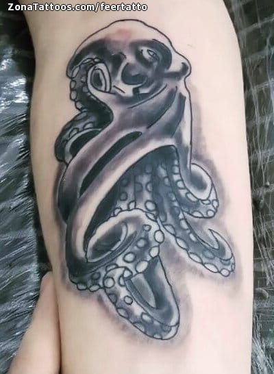 Tattoo photo Octopuses, Animals