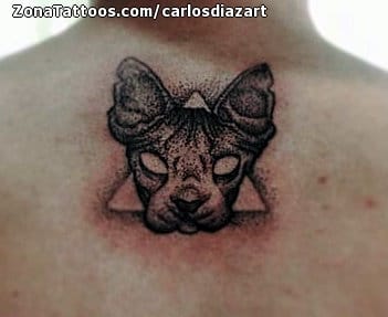 Foto de tatuaje Perros, Animales, Puntillismo