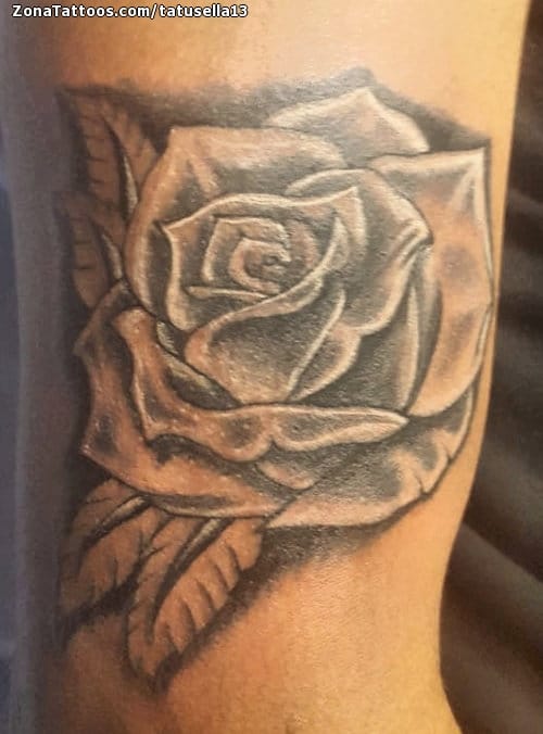 Tattoo photo Roses, Flowers