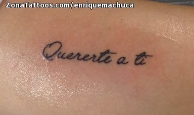 Tattoo photo Messages, Letters