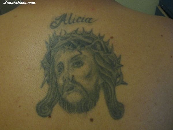 Foto de tatuaje Cristos, Religiosos, Letras