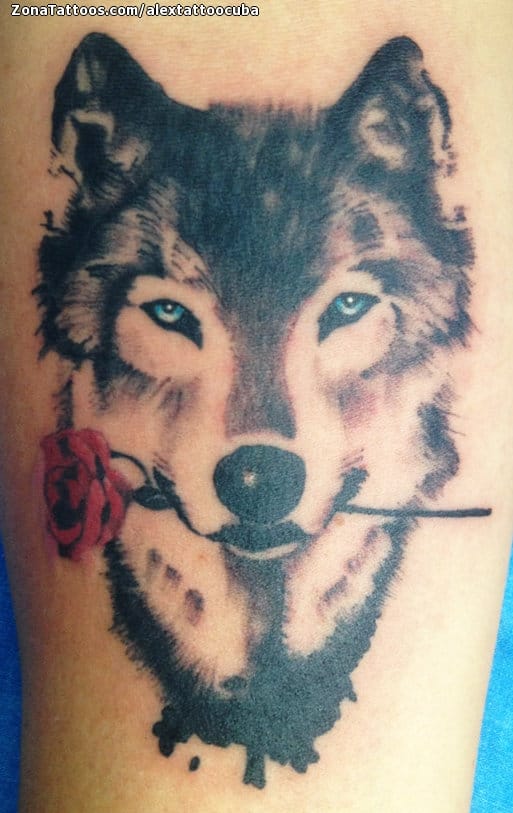 Foto de tatuaje Lobos, Animales