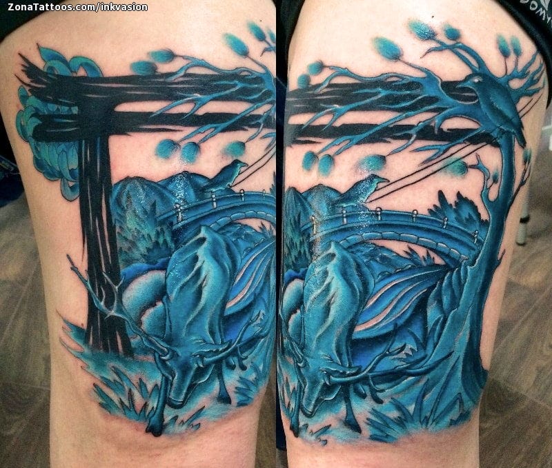 Tattoo photo Animals, Bridges, Landscapes