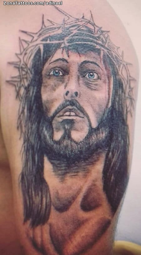 Tattoo photo Christ, Religious