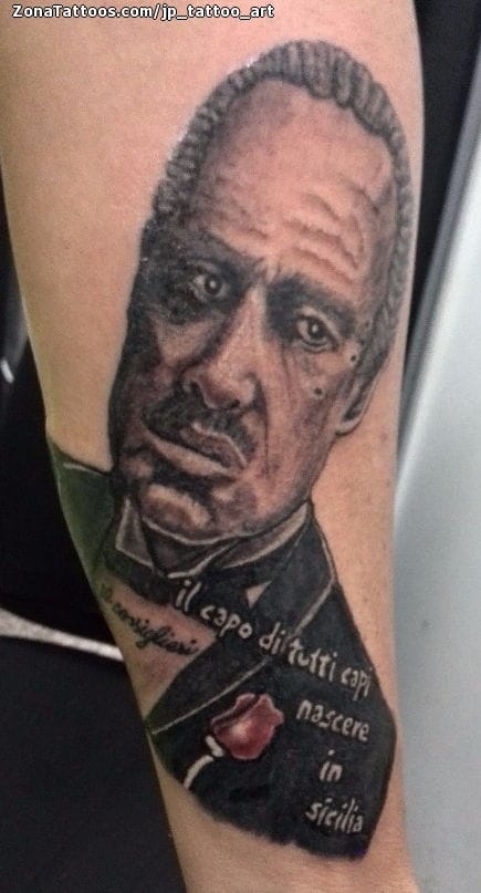 Tattoo of The Godfather, Movies, Faces